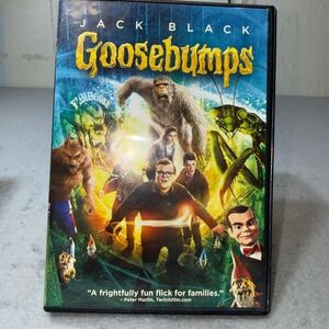 Goosebumps DVD 2015 Jack Black RL Stine Family Adventure Movie PG Sony Pictures